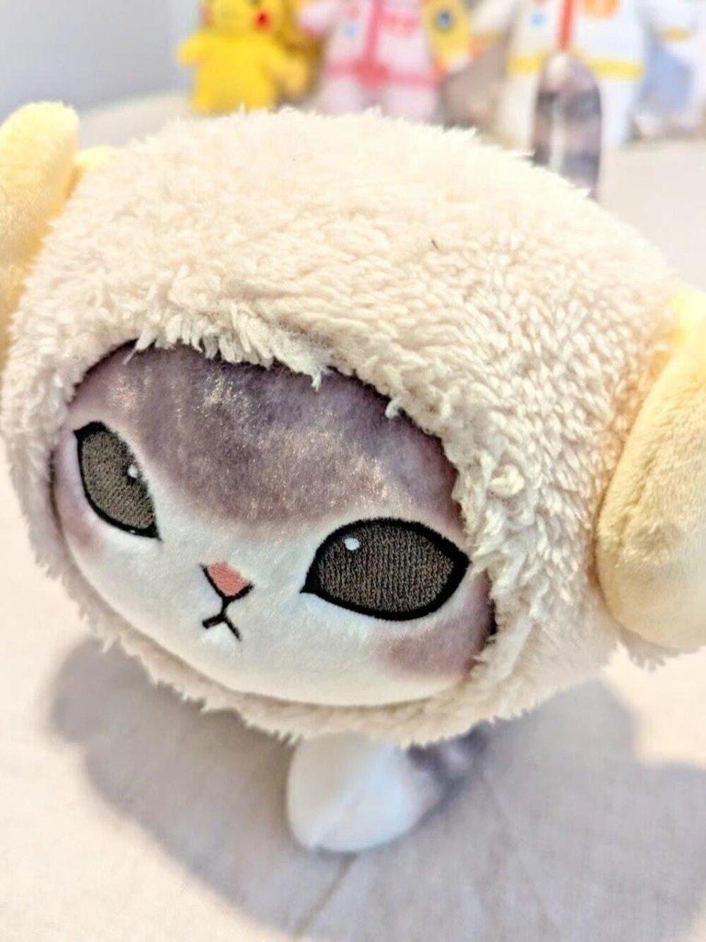 New 2024 Mofusand Sheep Nyan Big Plush Doll Dash Cream 30cm (US Seller)